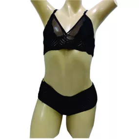 Conjunto Angélica (ID1079) - Preto - lojaSeduzir.com.br Sex Shop e Lingerie Sensual em BH