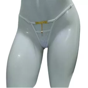 Calcinha Perigosa Branca Íntima Delas (ID1099B) - Sua Puta - lojaSeduzir.com.br Sex Shop e Lingerie Sensual em BH