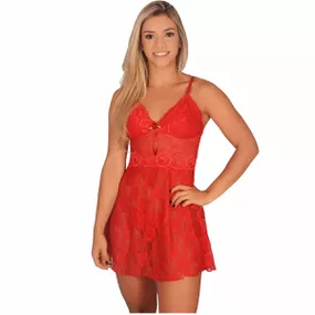 *Camisola Gabi (LK592) - Vermelho - lojaSeduzir.com.br Sex Shop e Lingerie Sensual em BH