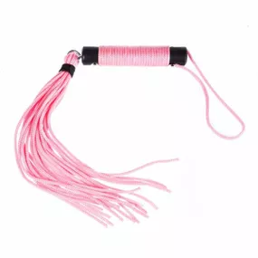Chicote Luxo Cordas Brasil Fetiche 37cm (CLC-ST530) - Rosa - lojaSeduzir.com.br Sex Shop e Lingerie Sensual em BH