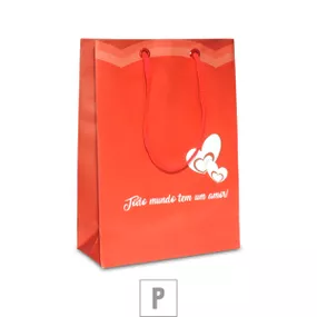 Sacola Para Presente Pequena 21x7cm (ST666) - Vermelho - lojaSeduzir.com.br Sex Shop e Lingerie Sensual em BH