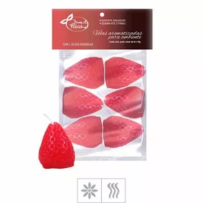 Velas Aromatizadas 6un (VL05-ST146) - Formato Morango - lojaSeduzir.com.br Sex Shop e Lingerie Sensual em BH