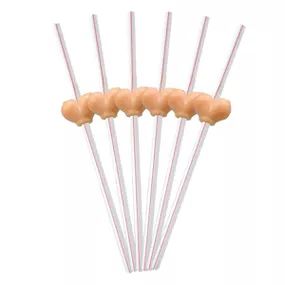 *Canudo Formato De Seio Com 6un (TA-14 - 16248) - Padrão - Revender Sex Shop com menor preço de BH