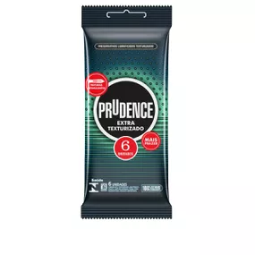 Preservativo Prudence Extra Texturizado 6un (17026). - Padrã... - Revender Sex Shop com menor preço de BH