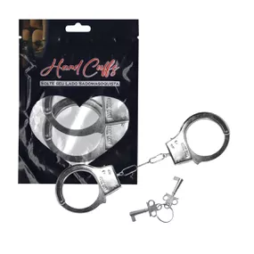 Algema em Metal Hand Cuffs SI (6179-5268) - Cromado - Revender Sex Shop com menor preço de BH