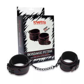 *Tornozeleira Com Corrente Bondage Fetiche SI (5681) - Preto - Revender Sex Shop com menor preço de BH