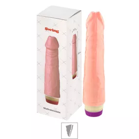 Prótese 18x14cm Com Vibro Rotativa Swing SI (8222) - Bege - Revender Sex Shop com menor preço de BH
