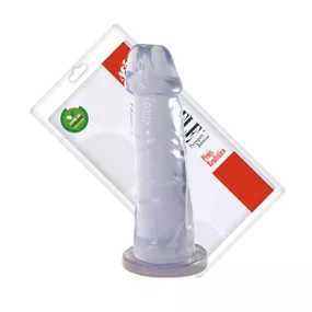 Prótese 15x13cm Simples (ADAO03T) - Translúcido - Revender Sex Shop com menor preço de BH