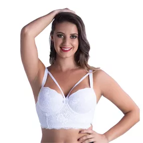 *Soutien Duanip Com Bojo e Alça Dupla (DU830) - Branco - Revender Sex Shop com menor preço de BH