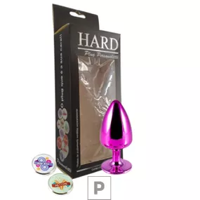 Plug de Metal P Personalittè Com Duas Pedras - (HA185) - Ros... - Revender Sex Shop com menor preço de BH