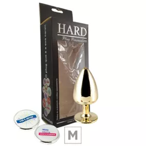 Plug de Metal M Personalittè Com Duas Pedras - (HA186) - Dou... - Revender Sex Shop com menor preço de BH