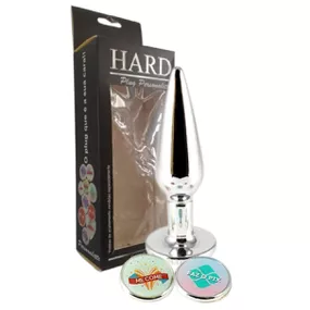 Plug Metálico Slim Personalitté Com Duas Pedras (HA188). - C... - Revender Sex Shop com menor preço de BH