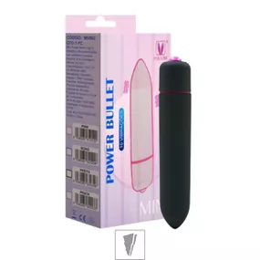 Cápsula Vibratória Clássica 9cm VP (MV003-ST288) - Preto - Revender Sex Shop com menor preço de BH