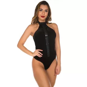 *Body De Veludo (PS8323) - Preto - Revender Sex Shop com menor preço de BH