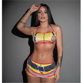 Fantasia Fetiche Bombeira (PS9402) - Padrão - Revender Sex Shop com menor preço de BH