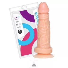Prótese 15x15cm Com Ventosa (SSV008) - Bege - Revender Sex Shop com menor preço de BH