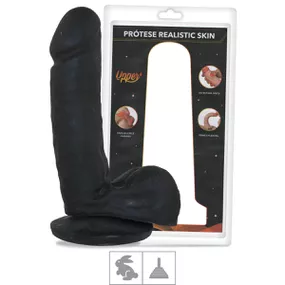 Prótese 15x12 Com Ventosa e Escroto John Upper (UP85-UP644-3... - Revender Sex Shop com menor preço de BH