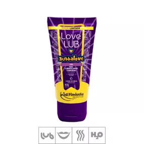 Lubrificante Beijável Love Lub Bubbalove 60g (ST903) - Uva - Revender Sex Shop com menor preço de BH