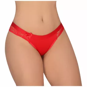 *Calcinha Com Renda (WI1710) - Vermelho - Revender Sex Shop com menor preço de BH