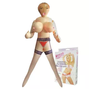 *Boneca Inflável Hannah com Boca, Vagina e Ânus Penetrável V... - Revender Sex Shop com menor preço de BH