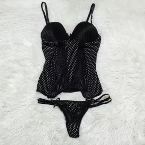 *Espartilho Poa (CF508) - Preto - Revender Sex Shop com menor preço de BH
