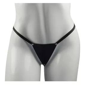 *Calcinha Triângulo Dominatrixxx (DX1407) - Preto - Revender Sex Shop com menor preço de BH