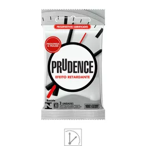 Preservativo Prudence Efeito Retardante 3un (00381) - Padrão - Tabuê Sex shop atacado - Produtos eróticos com preços de fábrica.