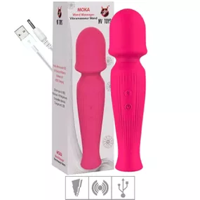 Massageador Recarregável Varinha Mágica Moka SI (7138) - Pin... - Tabuê Sex shop atacado - Produtos eróticos com preços de fábrica.