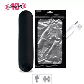 Cápsula Vibratória Recarregável Power Bullet SI (7621) - Pr... - Tabuê Sex shop atacado - Produtos eróticos com preços de fábrica.