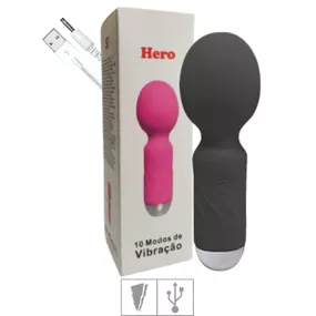 Massageador Varinha Mágica Mini Hero SI (7876) - Preto - Tabuê Sex shop atacado - Produtos eróticos com preços de fábrica.