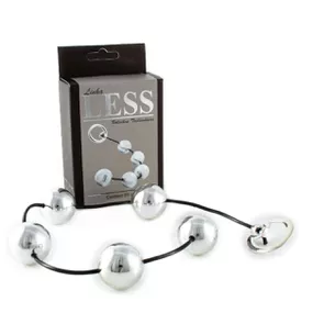 Bolinha Tailandesa Less M (HA159) - Cromado - Tabuê Sex shop atacado - Produtos eróticos com preços de fábrica.