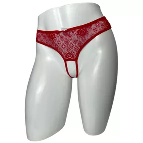 Calcinha Assanhada Íntima Delas - (ID1052) - Rubi - Tabuê Sex shop atacado - Produtos eróticos com preços de fábrica.