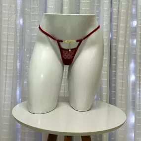 Calcinha Perigosa Vermelha Íntima Delas (ID1099V) - Me Chupa - Tabuê Sex shop atacado - Produtos eróticos com preços de fábrica.