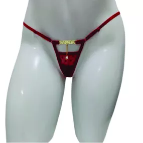 Calcinha Perigosa Vermelha Íntima Delas (ID1099V) - Safada - Tabuê Sex shop atacado - Produtos eróticos com preços de fábrica.