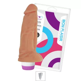 Prótese 15x16cm Com Vibro e Escroto (SS014V-ST401) - Bege - Tabuê Sex shop atacado - Produtos eróticos com preços de fábrica.
