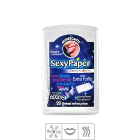 Lâmina Bucal Sexy Paper Zero Açúcar (ST513).. - Extra-Forte... - Tabuê Sex shop atacado - Produtos eróticos com preços de fábrica.