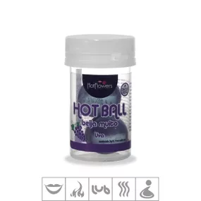 Bolinha Beijável Hot Ball Com 2un (ST579) - Uva - Tabuê Sex shop atacado - Produtos eróticos com preços de fábrica.
