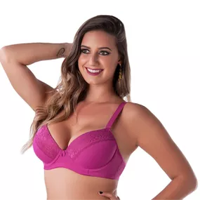 *Soutien Duanip Com Bojo (DU666). - Magenta - Tabuê Sex shop atacado - Produtos eróticos com preços de fábrica.