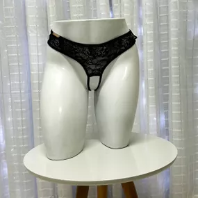 Calcinha Assanhada Íntima Delas - (ID1052) - Preta - Tabuê Sex shop atacado - Produtos eróticos com preços de fábrica.