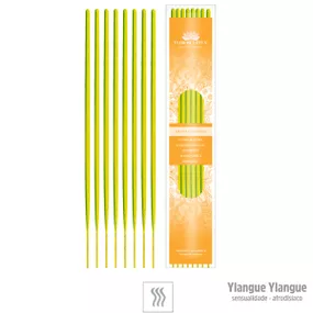 Incenso Artesanal 8 Varetas (ST133) - Ilangue-Ilangue - Tabuê Sex shop atacado - Produtos eróticos com preços de fábrica.
