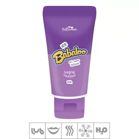 Lubrificante Ice Babaloo Hot flowers 60g (ST891) - Uva - Tabuê Sex shop atacado - Produtos eróticos com preços de fábrica.