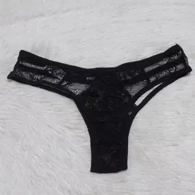 *Calcinha Yully (YUL0872) - Preto - Tabuê Sex shop atacado - Produtos eróticos com preços de fábrica.