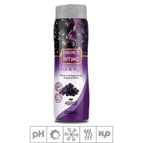 Sabonete Feminino Íntimo Apinil 200ml (ST183) - Uva e Açaí - Linda Sex Produtos Eróticos BH, Lingerie sensuais, sex shop.