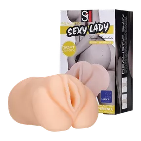 Masturbador Vagina Sexy Lady SI (6522) - Bege - lojasacaso.com.br Lingerie Sensual e Sex Shop