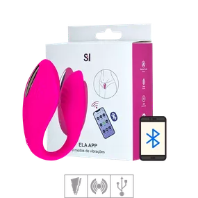 *Vibrador Para Casal Ela App SI (7388) - Rosa - lojaSeduzir.com.br Sex Shop e Lingerie Sensual em BH