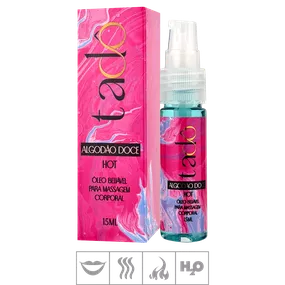 Óleo Beijável Hot Tadô 15ml (ST854) - Algodão Doce - Revender Sex Shop com menor preço de BH