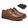 Sapato Casual Java Em Couro - Chocolate E L + Chinelo Brinde
