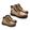 BOTA MASCULINO VACANZA EM COURO AREIA Tal Pai / Tal Filho