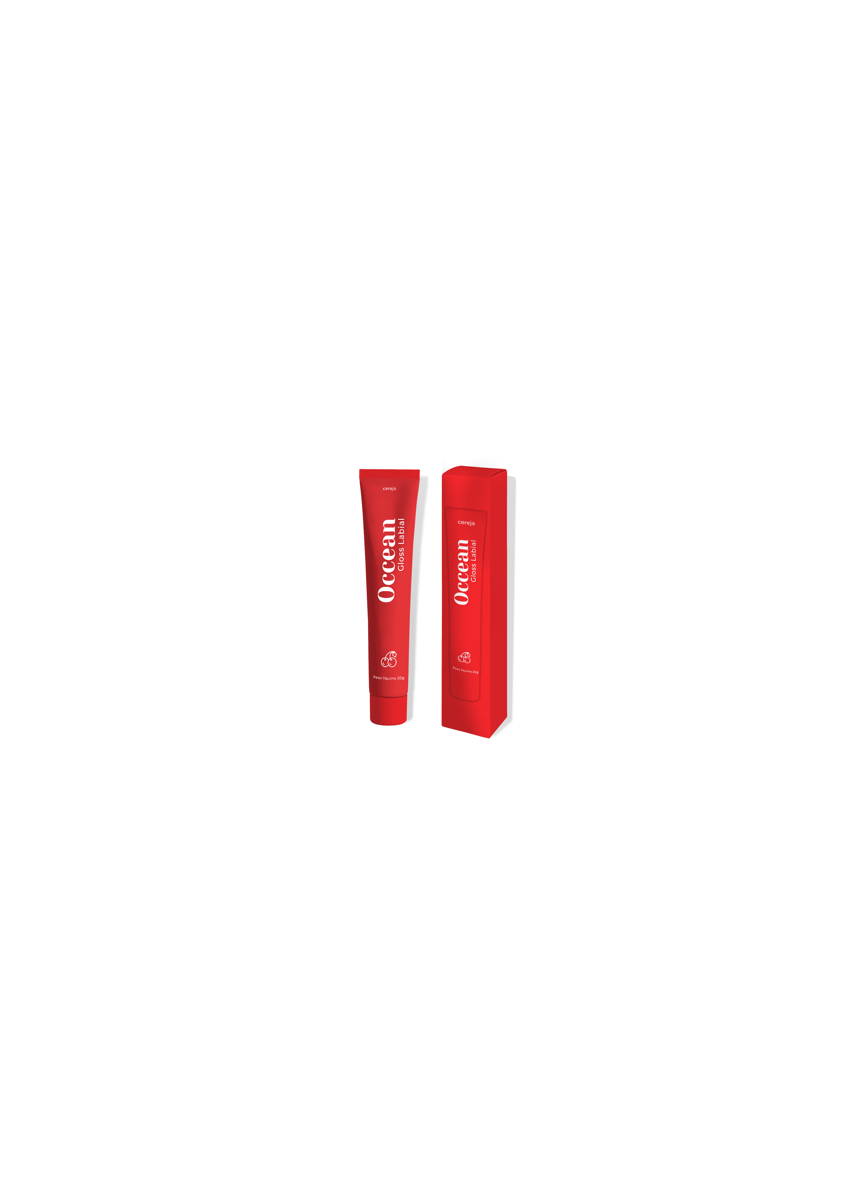 Lip Gloss Cereja - Occean Gloss