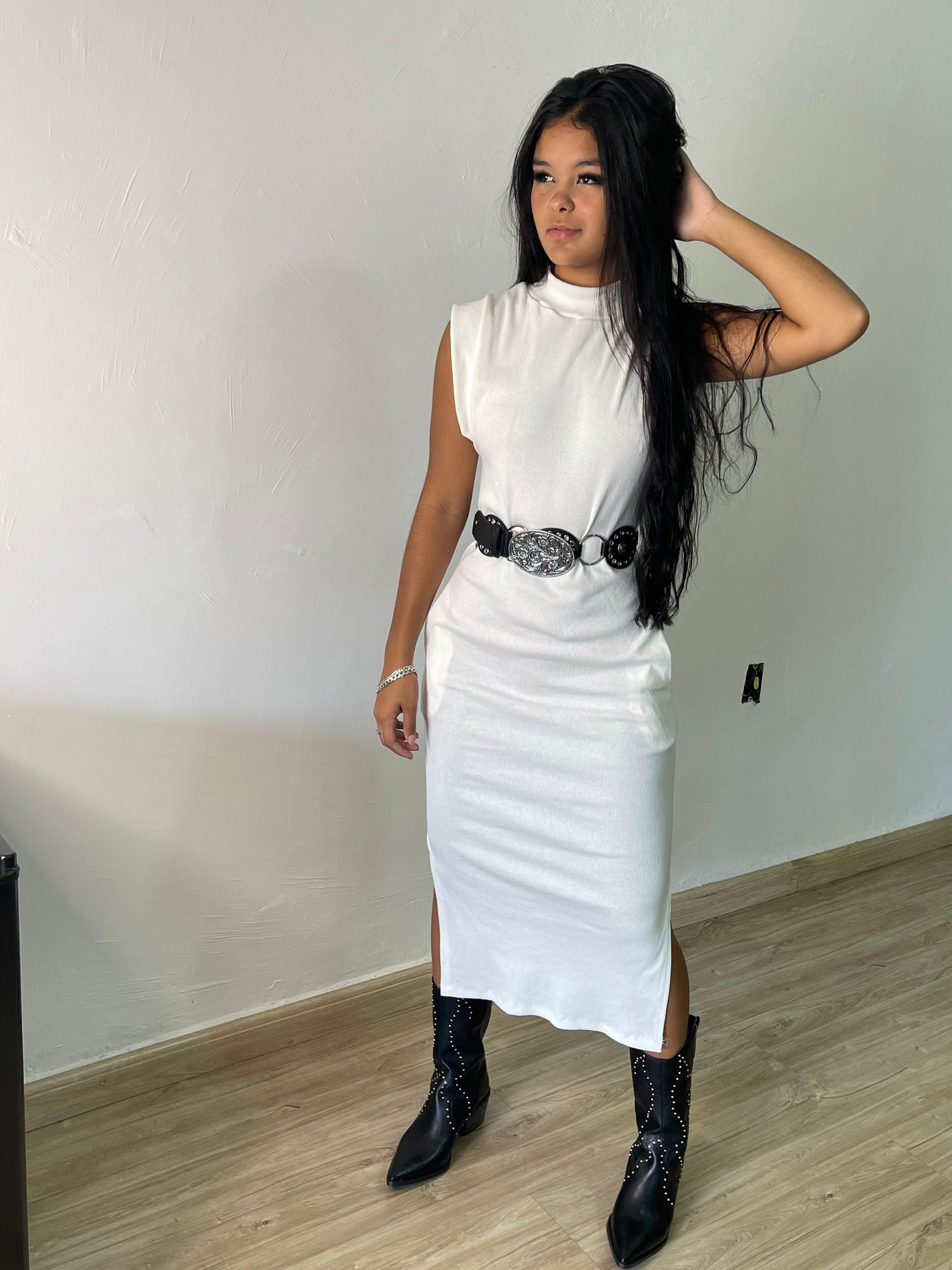 vestido alicia canelado premium tamanho unico vest... - Elaine Marangoni